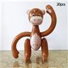 20x Scimmie Gonfiabili Decorative Jungle Decor Interactive Blow Glow Animal