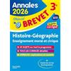 Hachette Education Histoire-Géographie, Enseignement moral et civique: Sujets & corrigés
