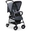 Hauck Passeggino Sport - Passeggino Leggero 5.9 kg - Passeggino Compatto, Pieghevole e Piccolo - Reclinabile, Cappotta Parasole e Grande Cesto Portaoggetti - Grigio Melange