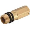 DIDILLX Tappi terminali in ottone da 10 mm con filettatura da 10 mm e 10 mm, tappi di chiusura per ingresso acqua per lavello da cucina spruzzatore connettori per tubi flessibili