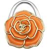 MCAOAL Gancio per borsa a forma di fiore alla moda Gancio pieghevole per borsa da tavolo Supporto portatile Gancio per borse Parti Accessori da tavolo Supporto portatile