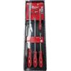 Milwaukee Juego de 4 palancas de 200, 300, 450 y 610mm - 4pc Pry Bar Set 4pc pry bar set. 8' inch, 12' inch, 18' inch, 24' inch