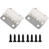 Abcsweet 2 cerniere pieghevoli antiche per casse di legno, piccole cerniere decorative hardware per porta armadio, portagioie con tre cerniere pieghevoli