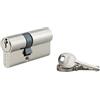 Thirard Cilindro europeo SA 25 x 40 mm nichelato, 3 chiavi - THIRARD | Protezione antistrappo, finitura nichelata, meccanismo a perni, compatibile con porte interne ed esterne