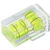 NYCEMAKEUP Livella a bolla tridimensionale per adattatore di livello della fotocamera per videocamera a bolla orizzontale della macchina fotografica