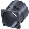 NPXUAMTJ Connettori per condotti da 38/40 mm con flangia diritta per tubi di ventilazione per riscaldamento sistemi di ventilazione di raffreddamento