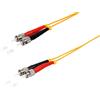 S-CONN maximum connectivity Cavo patch duplex ST/ST 9/125µ, OS1/OS2 giallo 1,0m
