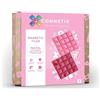 Connetix piastrelle magnetiche Base Pink Berry 2 pezzi