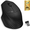 CONNECT IT Triple SmartSwitch Mouse senza fili, 2,4 GHz e BT, NERO
