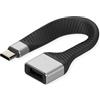 ROLINE Cavo in silicone ROLINE USB 3.2 Gen 2, C-A, ST/BU, 10Gbit/s, Emark, nero, 11 cm