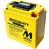 MOTOBATT Batteria MotoBatt MBTX16U 12V 19Ah AGM precaricata sigillata - Alte prestazioni, 151x87x161 mm, senza manutenzione per moto, fuoristrada e scooter