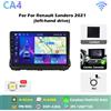 StarTech Autoradio Android per Renault Sandero 2021 - 2-DIN CA4 - Touchscreen da 25,4 cm - Snapdragon 460 a 8 core - 6 GB di RAM e 128 GB di ROM - CarPlay e Android Auto - GPS e FM