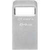 Kingston Technology DataTraveler 64GB Micro 200MB/s Metal USB 3.2 Gen 1