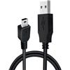 FUUGlan Cavo di ricarica USB a forma di T trapezoidale a 5 pin, cavo di alimentazione USB 80 cm per una ricarica efficiente e ampia compatibilità ampia compatibilità
