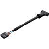 Qusinfc Cavo adattatore per scheda madre 20 pin USB3.0 femmina/maschio a 9 pin USB2. Adattatore convertitore maschio/femmina USB3. a 2.