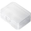 kwoifioy Porta batterie portatile per 2 batterie 18500 o 1-3 16340 per proteggere e organizzare le batterie con questa custodia