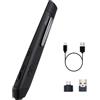 Plima Brevetto, intuitiva funzione a pressione con punta a penna equivalente al pulsante sinistro del mouse, tascabile ergonomico Dual Mode 2.4+BT Pen Mouse 2.0 mouse verticale, supporta Windows