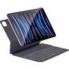 mobee Custodia per tastiera per iPad Air 13 (M4/M3/M2, 2026/2025/2024) e iPad Pro da 12,9 (3a, 4a, 5a, 6a generazione) - Tastiera intelligente magnetica Bluetooth ultra sottile con due angoli di
