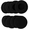 LIUASMUE 5 paia di cuscinetti di ricambio in schiuma da 60 mm per cuffie H600 H330 H340/Aiwa HP-CN5/Labtec 502, colore nero