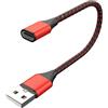 Zdprkqzvz USB C Femmina a USB Maschio Adattatore Tipo C A USB 2.0 Cavo Trasferimento Dati Convertitore Adattatore Per Telefono Portatile