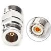 FUXIU Adattatore coassiale RF UHF Femmina N Femmina PL259 SO239 Connettore UHFTo N
