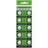 Klaisy Batterie a bottone, 10 pezzi/20 pezzi AG1/364/LR621 batterie alcaline a bottone AG2/LR726/396 per orologi e giocattoli