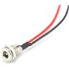 Limtula Professionale 5.5x2.5mm Presa di Alimentazione Filettata Connettore Femmina Adattatore di Ricambio per Apparecchiature Elettroniche Spina Professionale Maschio/Femmina Filettato Connettore