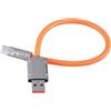 GMBYLBY Cavo da 66w da USB A USB C -Ricarica Corta Ricarica USB da Maschio A Maschio Cavo Trasmissione Dati da 480 Mbps per Tablet per Telefono per Laptop