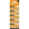 Klaisy Batteria a bottone, confezione da 10/20/30/40 batterie a bottone AG0/LR521 SR521W SR521SW LR63 379A 379 a bottone per orologi giocattolo remoto