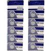 Morain Batterie a bottone CR1620 da 3 V per dispositivi elettronici a bassa potenza (confezione da