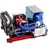 Dioche Case per Computer in Alluminio Mini ITX Fai da Te, Design Impilabile, Eccellente Dissipazione del Calore, Supporta Alimentatori di Grandi Dimensioni, Adatto per Costruttori di