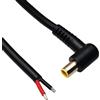HAISENG DC7909 Cavo di Alimentazione 8mm Maschio A Filo Nudo Open End 14AWG 7.9x0.9mm Cilindro Adattatore Pigtail Per Connettori Celle Solari Connettori Pannello Solare