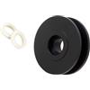 Wkldjf Supporto per catena per biciclette, 12 mm, con assi passanti per catena e catena, per bici da 12 mm