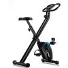 ZIPRO Cyclette da Casa Pieghevole con Magnetica Regolabile 8 Livelli, Sensori delle Pulsazioni, Display LCD e Sellino Comodo, Ciclette Silenziosa per Allenamento Cardio, Cyclette da Camera (Future X)