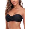 Ocean Blues Bikini a Fascia Bianco da Donna Top Size Large