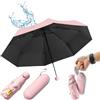 UHETLET Ombrello compatto resistente alle tempeste con 8 nervature, ombrello tascabile mini, ombrello tascabile pieghevole, ombrello UV mini, leggero, mini ombrello da donna, perfetto per la borsetta