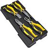 STANLEY STMT1-74179 Modulo Pinzetteria per Carrello da Officina, 4 Pinze, Nero/Giallo, taglia unica