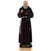 SHALOM - Statua San Pio Da Pietrelcina, In Resina Colorata. Altezza 30 Cm