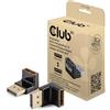 Club 3D CAC-1008 DisplayPort maschio a DisplayPort 1.4 femmina adattatore angolare 90 gradi 4K120Hz M/F