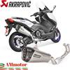 Akrapovic Yamaha T-Max 530 2017 Scarico Completo Moto Racing Line In Titanio