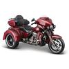 Maisto - MOTO HARLEY DAVIDSON - CVO Tri-glide (3 ruote) - Arancione - Riproduzione del veicolo in scala 1/12 - Per bambini dai 3 anni - M32337
