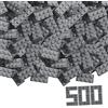 Simba Blox 500 mattoncini grigi per bambini dai 3 anni in su 8 mattoncini in scatola completamente compatibili con molti altri produttori