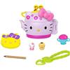Mattel Hello Kitty Cofanetto Tazza di Tè con 2 Mini Personaggi, Blocco per Appunti e Accessori, Giocattolo per Bambini 3+Anni,GVB31