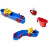 AquaPlay Sploshy Cascade giocattolo per vasca da bagno, giocattolo acquatico per bambini dai 1,5 anni in su, con scivolo e barca, con ventose per vasca da bagno e Co.