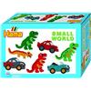 Hama, Perline da Stirare Dinosauro Piccolo & Auto