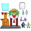 Fisher-Price Imaginext DC Super Friends - La Casa delle Risate di Joker, playset con 2 personaggi e tanti accessori inclusi, effetto cambia colore con acqua calda e fredda, giocattolo per bambini, 3+ anni, HMX55
