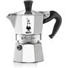 Bialetti Moka Express Caffettiera, Manico Anti Scottatura, Non Adatta A Induzione, Alluminio, Argento, 3 Tazze (130 ml)
