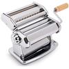 Imperia IPasta Classica. Macchina per la pasta 100% Made in Italy. Macchina pasta fresca in acciaio. Sfogliatrice manuale con manovella. Crea una sfoglia per Lasagne, Tagliolini, Fettuccine. (Cromato)