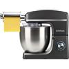 G3 Ferrari G20113 Impastatrice Planetaria con Tirapasta Pastaio 10&Lode, 2200 W (MAX), 10 Litri, Contenitore Inox, 6 velocità + Pulse, Nero/Acciaio