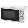Melchioni Family Forno Microonde con Grill 20L, ONDA, Multifunzione, 800W, Regolazione Manuale, Funzione Grill, Timer 1-35 Min, Dimensioni 45,1x31,9x25,4 cm